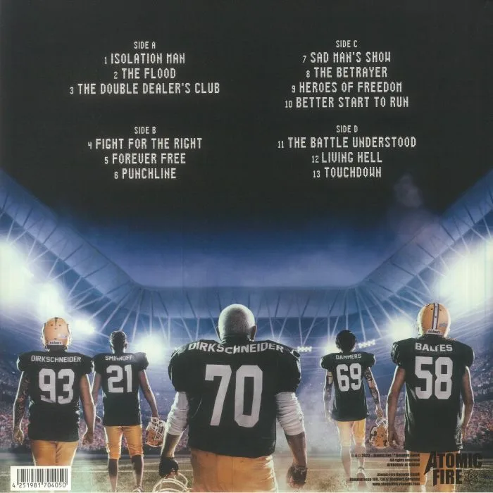 Back cover — UDO — Touchdown