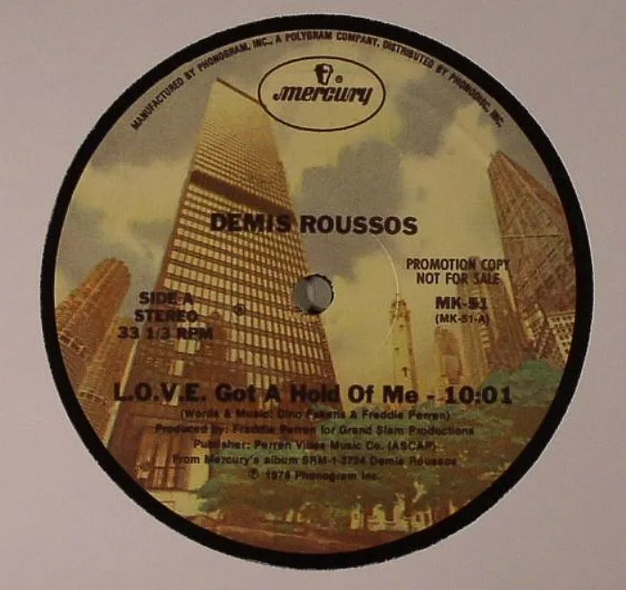 Лицевая сторона обложки — Demis ROUSSOS — Love Got A Hold Of Me