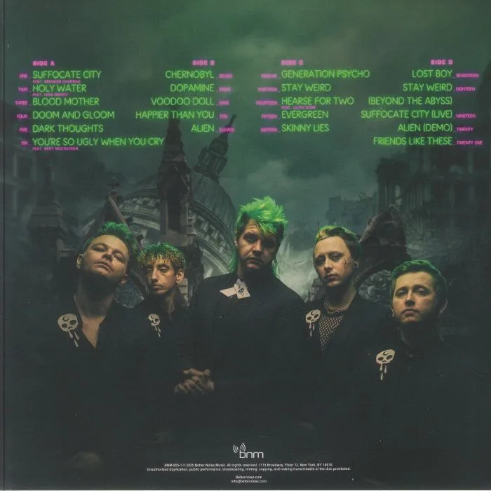 Обратная сторона обложки — FUNERAL PORTRAIT — Greetings From Suffocate City: From Beyond