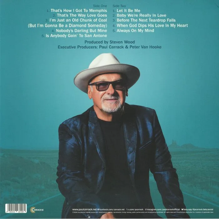 Обратная сторона обложки — Paul CARRACK — The Country Side Of Paul Carrack Vol 2