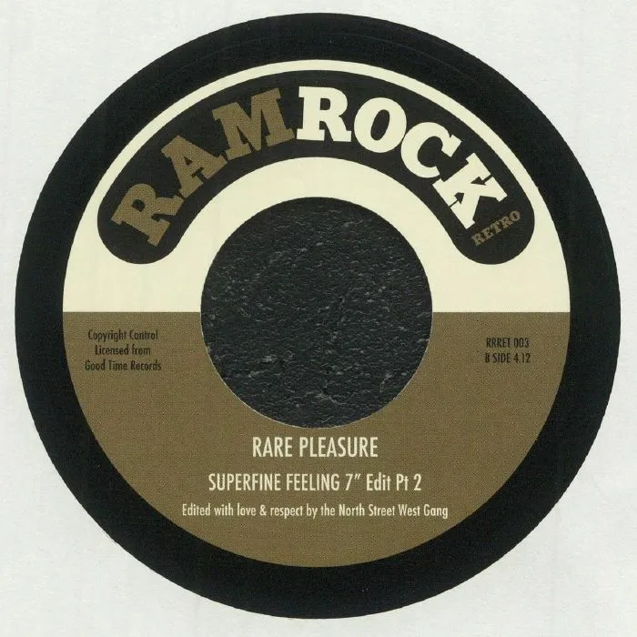 Обратная сторона обложки — RARE PLEASURE — Superfine Feeling (Record Store Day RSD 2021)