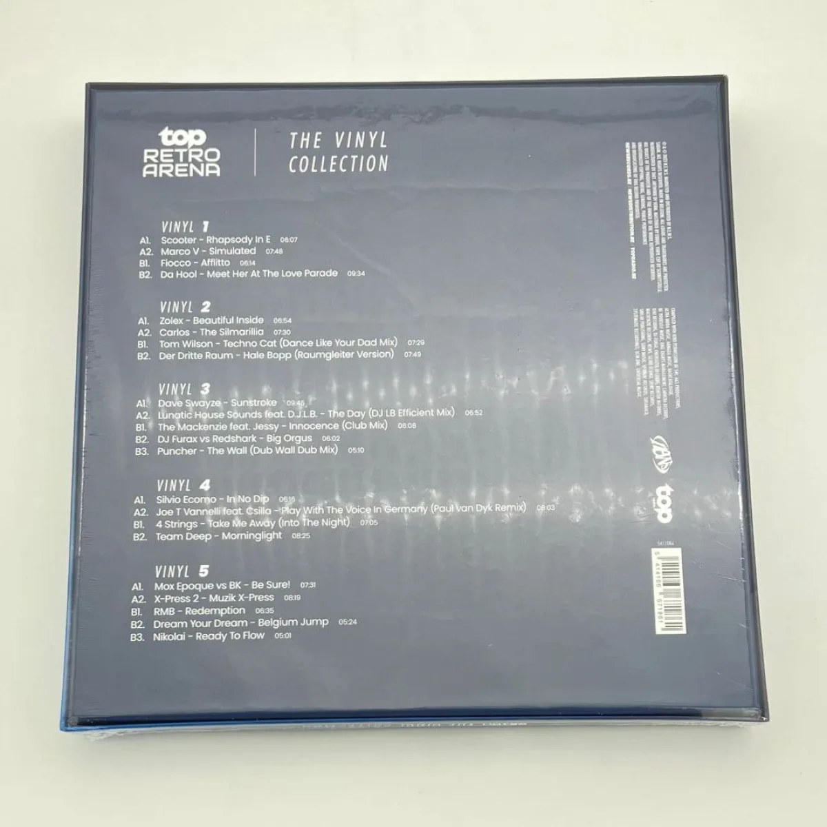 Back cover — Various — TOPRADIO - RETRO ARENA - THE VINYL COLLECTION 5x12"