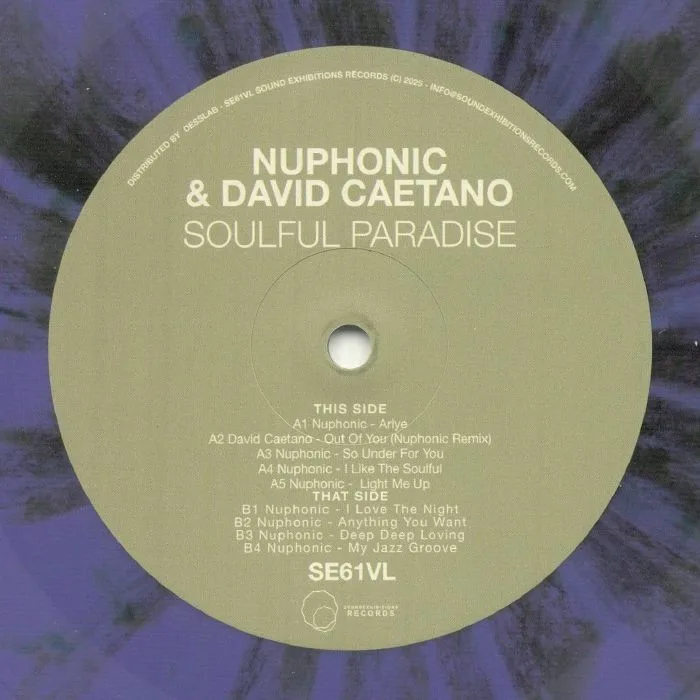 Front cover — NUPHONIC / DAVID CAETANO — Soulful Paradise