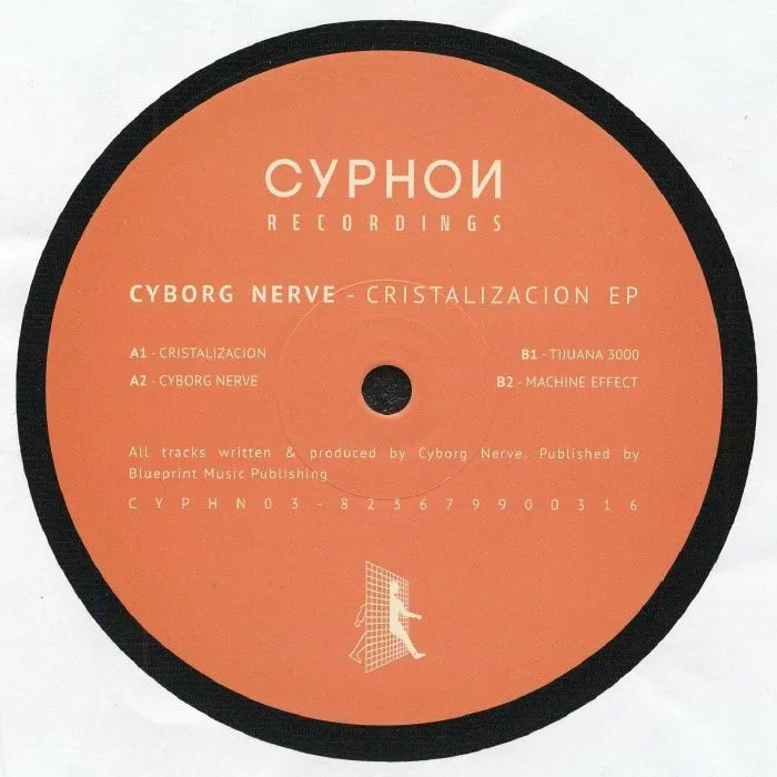 Front cover — CYBORG NERVE — Cristalizacion EP (reissue)