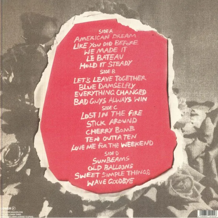Back cover — CIRCA WAVES — Death & Love
