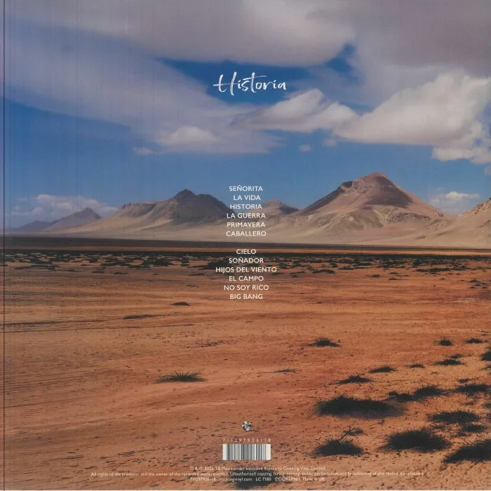 Back cover — GIPSY KINGS feat TONINO BALIARDO — Historia