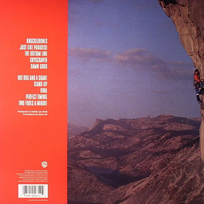 Back cover — David Lee ROTH — Skyscraper