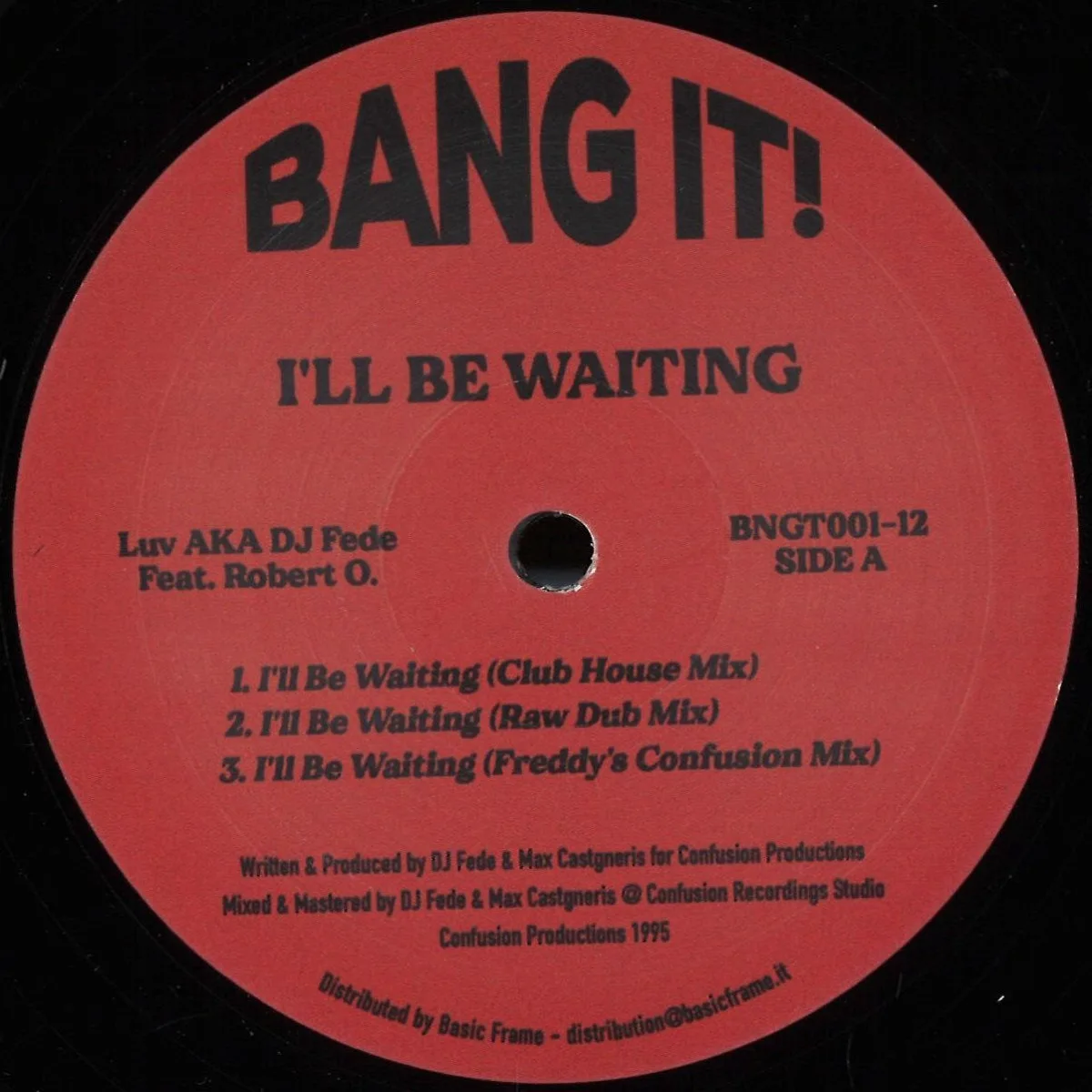 Front cover — Luvaka.Dj Fedeft.Robert O. — I'll Be Waiting