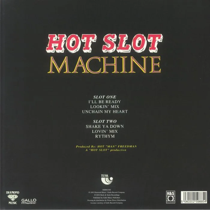 Back cover — HOT SLOT MACHINE — Hot Slot Machine (reissue)