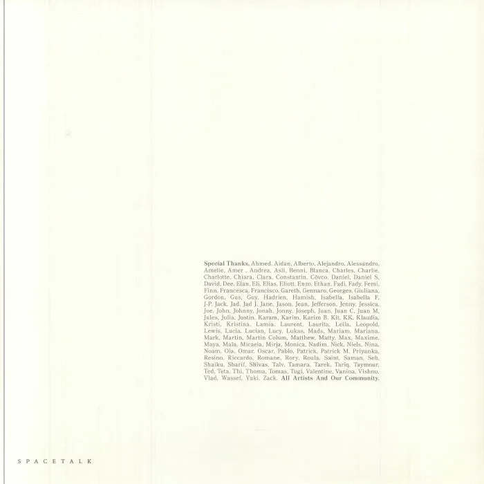 Back cover — VARIOUS — ST01 (feat Celestial, E / Tape & Outlier, OKRAA, Sholto, Hector Plimmer)