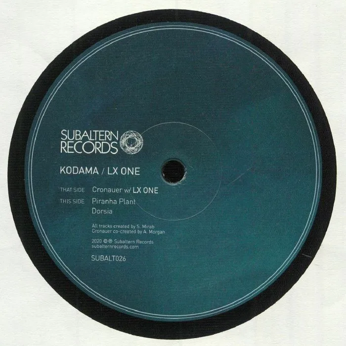 Back cover — KODAMA / LX ONE — Cronauer