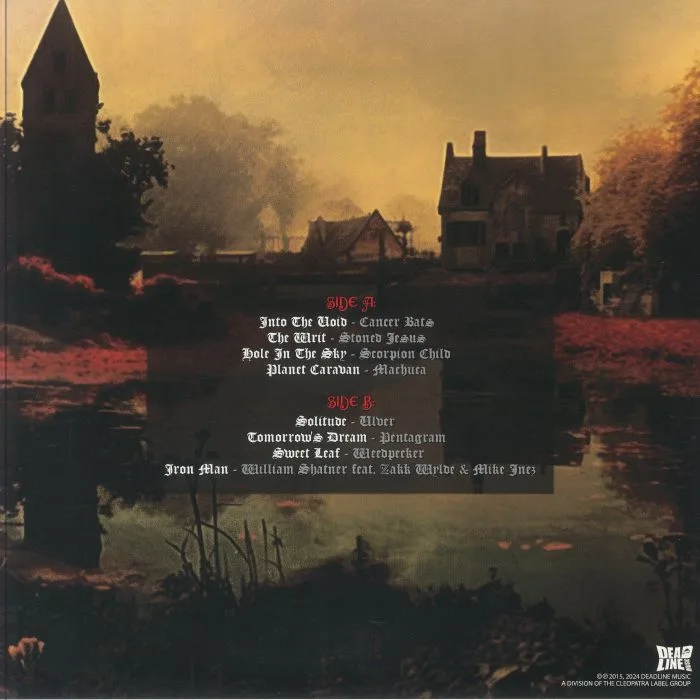 Back cover — VARIOUS — Sweet Leaf: A Stoner Tribute To Black Sabbath