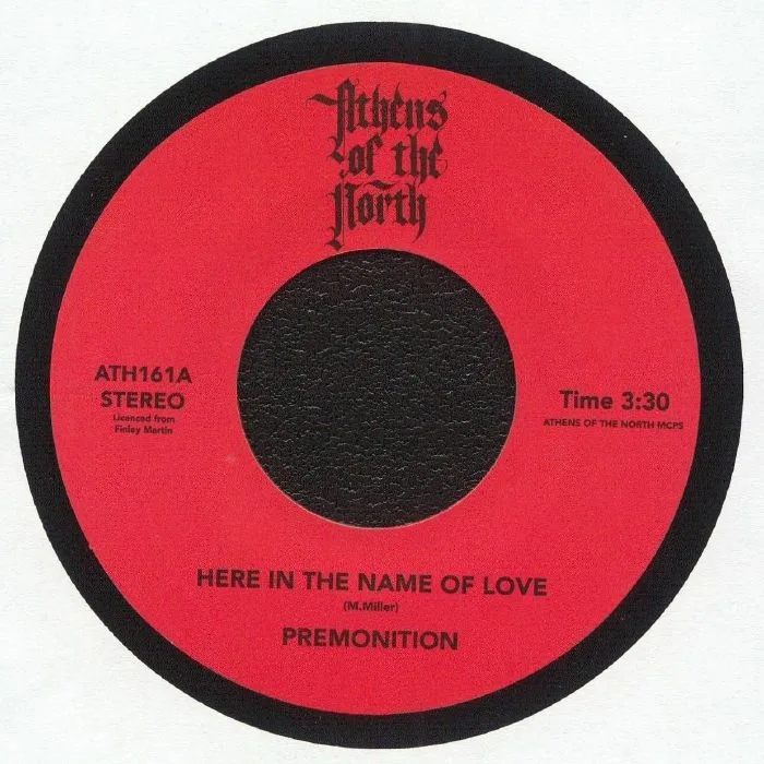 Front cover — PREMONITION — Here In The Name Of Love