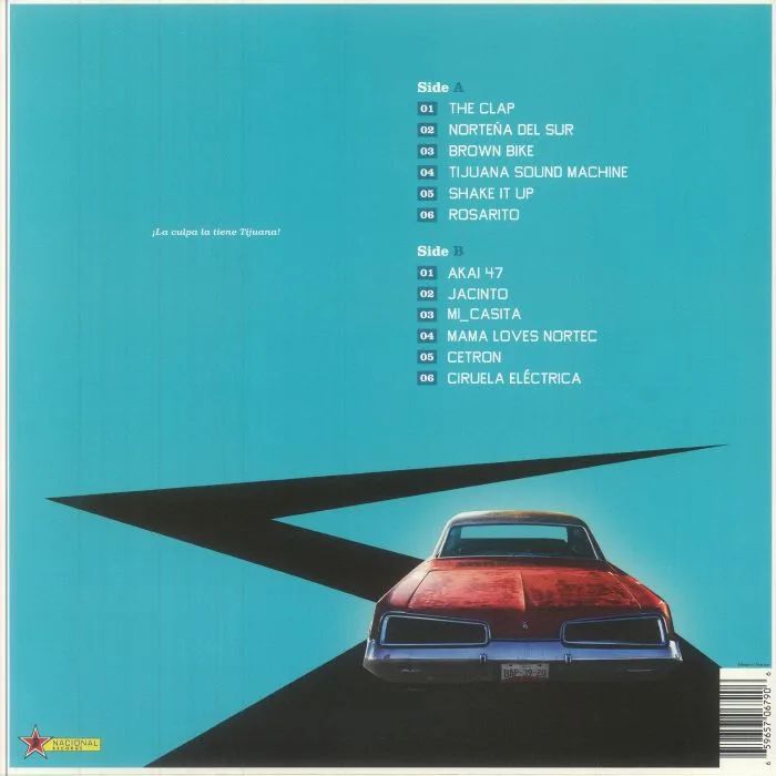 Back cover — NORTEC COLLECTIVE presents BOSTICH & FUSSIBLE — Tijuana Sound Machine (reissue)