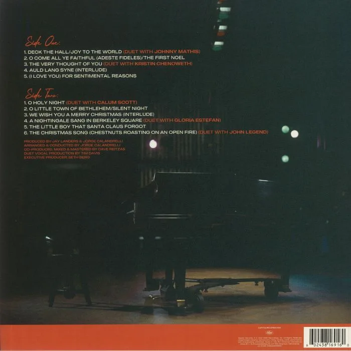 Back cover — Nat King COLE — A Sentimental Christmas With Nat King Cole & Friends: Cole Classics Reimagined