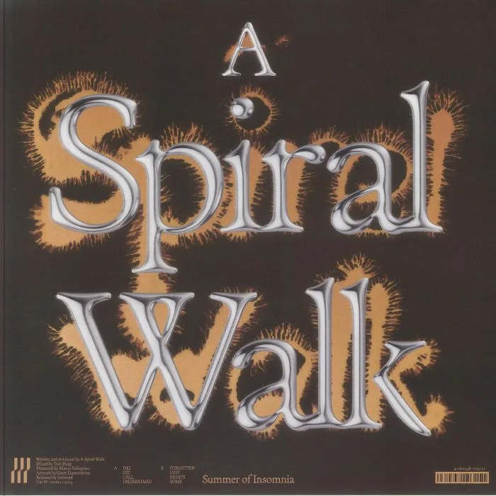 Обратная сторона обложки — A SPIRAL WALK — Summer Of Insomnia