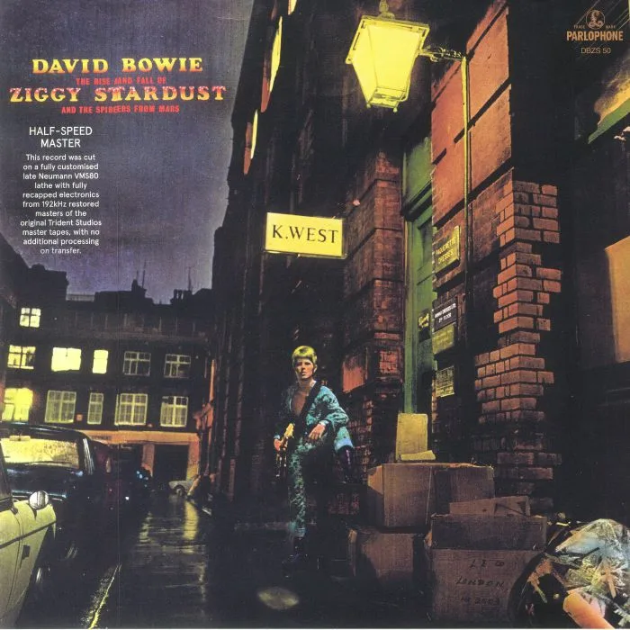 Лицевая сторона обложки — David BOWIE — The Rise & Fall Of Ziggy Stardust & The Spiders From Mars (50th Anniversary Edition) (half speed remastered)