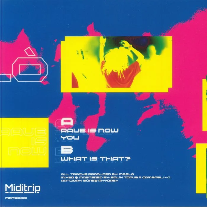 Back cover — MARLO — Rave is Now