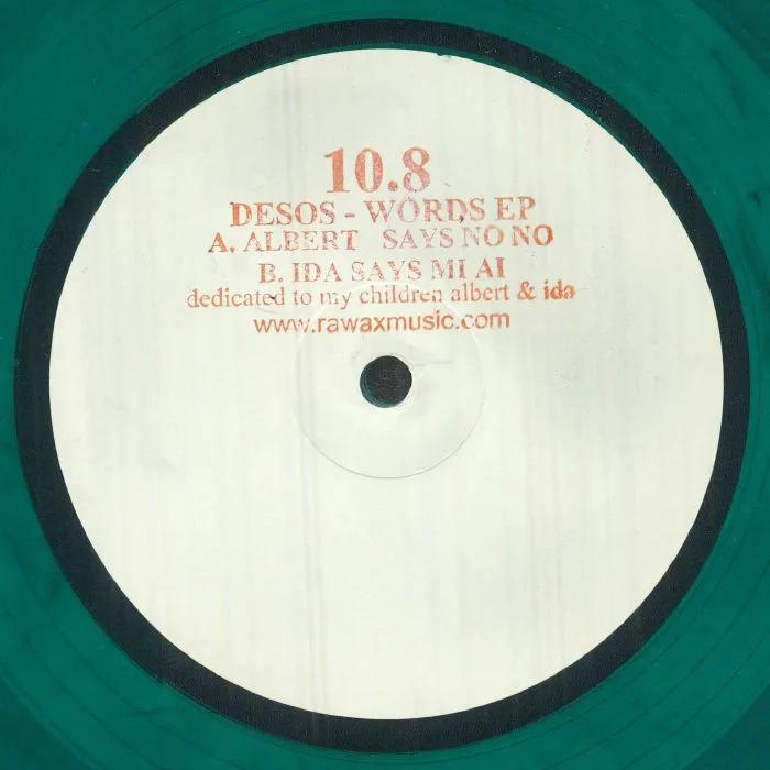 Back cover — DESOS — Words EP