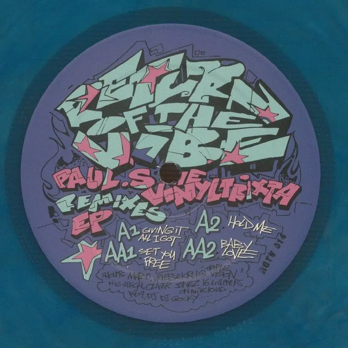 Back cover — PAUL S — The Vinyltrixta Remixes EP