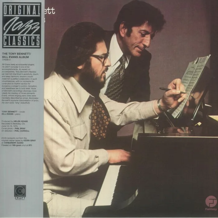Front cover — Tony BENNETT / BILL EVANS — The Tony Bennett Bill Evans Album (reissue)