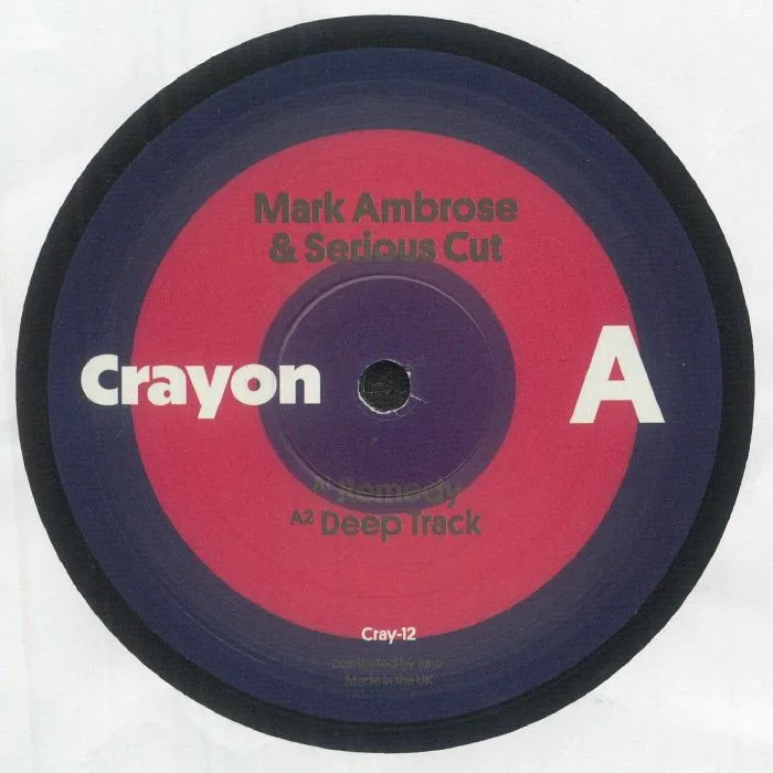 Лицевая сторона обложки — Mark AMBROSE / SERIOUS CUT — Remedy EP