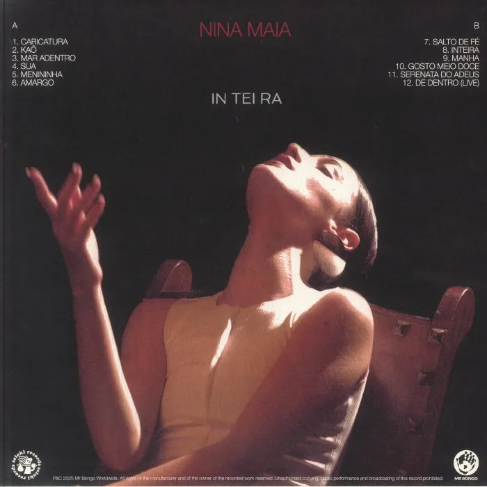 Обратная сторона обложки — Nina MAIA — Inteira (Deluxe Edition)