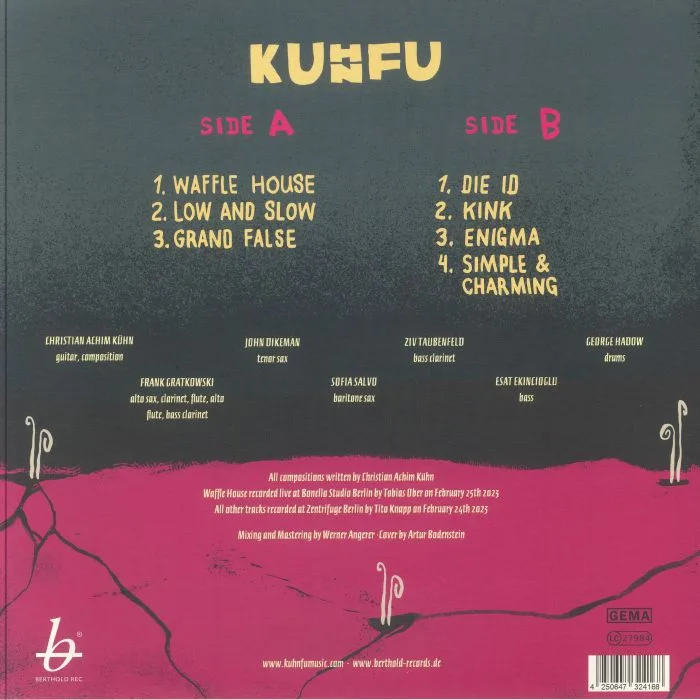 Back cover — KUHN FU — Katastrofik Kink Machine