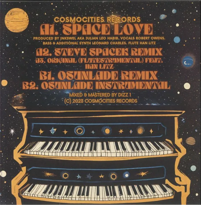 Back cover — INKSWEL — Space Love (feat Robert Owens, Leonard Charles & Han Litz)