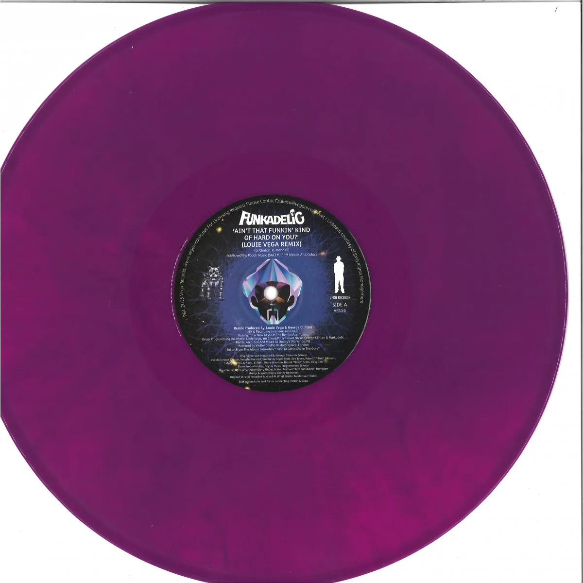 Funkadelicfeat.Louie Vega — Ain't That Funkin' Kind Of Hard On You? (Louie Vega Remixes) (Purple Vinyl Repress)