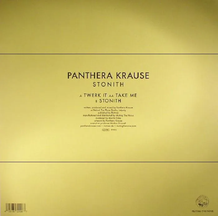 Обратная сторона обложки — PANTHERA KRAUSE — Stonith EP