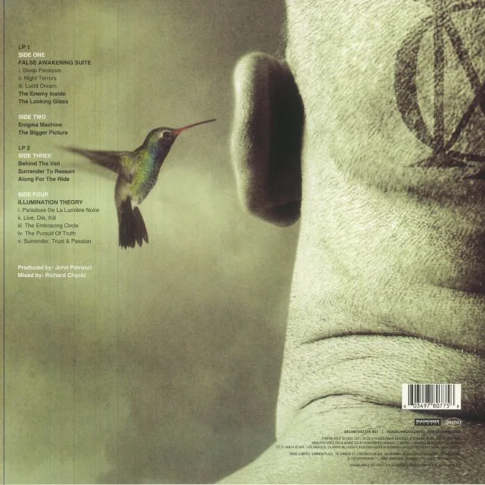 Back cover — DREAM THEATER — Dream Theater (reissue)