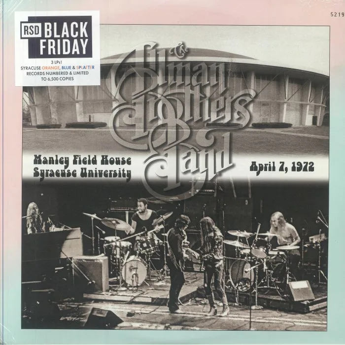 The ALLMAN BROTHERS BAND — Manley Field House Syracuse University April 7 1972 (Record Store Day Black Friday RSD 2024)