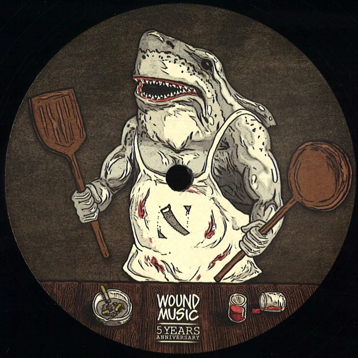 Front cover — Memorymanaka.Uovo — Club Shark EP