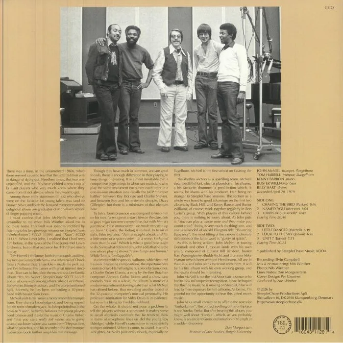 Обратная сторона обложки — John McNEIL / TOM HARRELL — Look To The Sky (reissue)