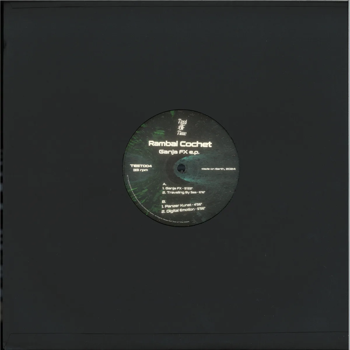 Back cover — Rambal Cochet — Ganja FX E.P.