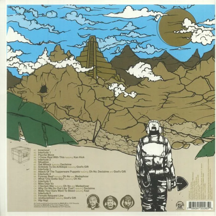 Обратная сторона обложки — LOOTPACK — The Lost Tapes (reissue)