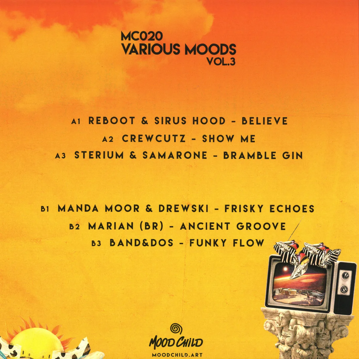 Back cover — Various — Various Moods Vol. 3