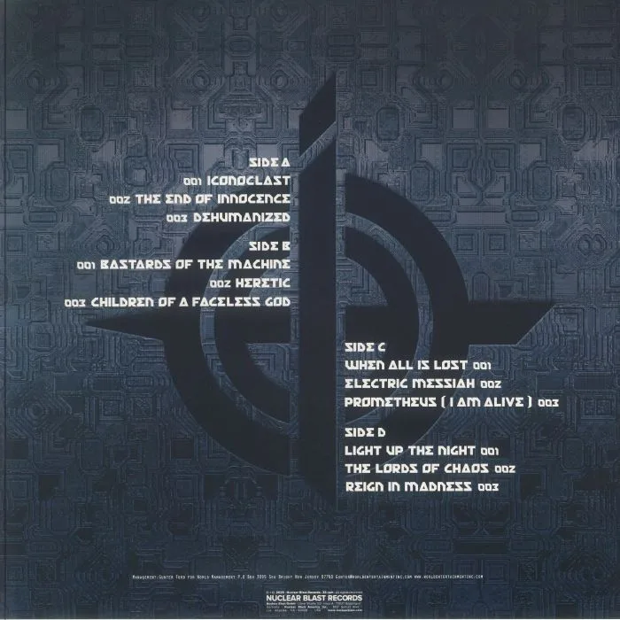 Back cover — SYMPHONY X — Iconoclast (reissue)