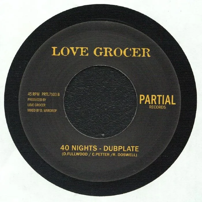 Обратная сторона обложки — LOVE GROCER — Forty Days