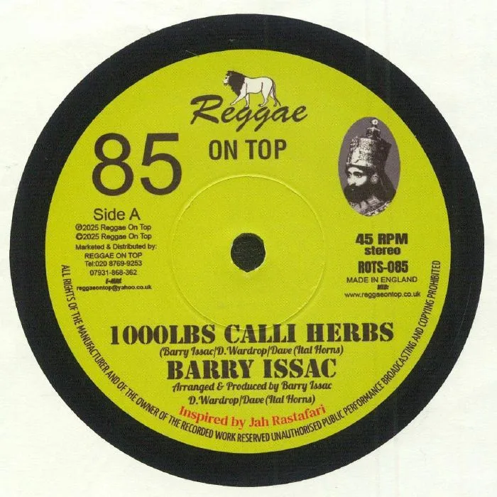 Barry ISSAC — 1000lbs Calli Herbs
