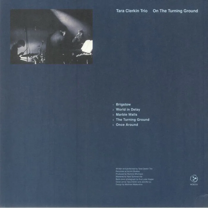 Back cover — TARA CLERKIN TRIO — On The Turning Ground