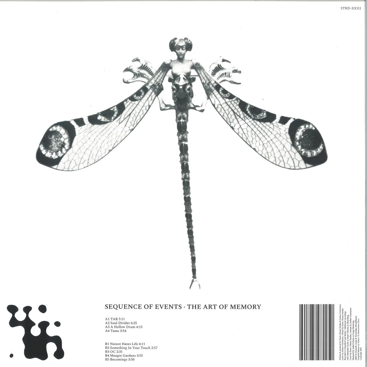 Обратная сторона обложки — SEQUENCE OF EVENTS — THE ART OF MEMORY LP