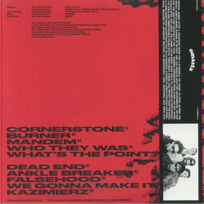 Back cover — OMASTA — Jazz Report From The Hood
