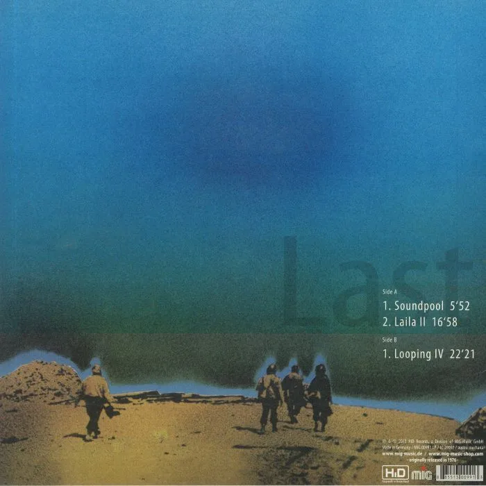 Back cover — AGITATION FREE — Last (reissue)
