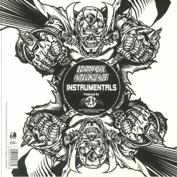 Обратная сторона обложки — CZARFACE — Czartificial Intelligence (Instrumentals)