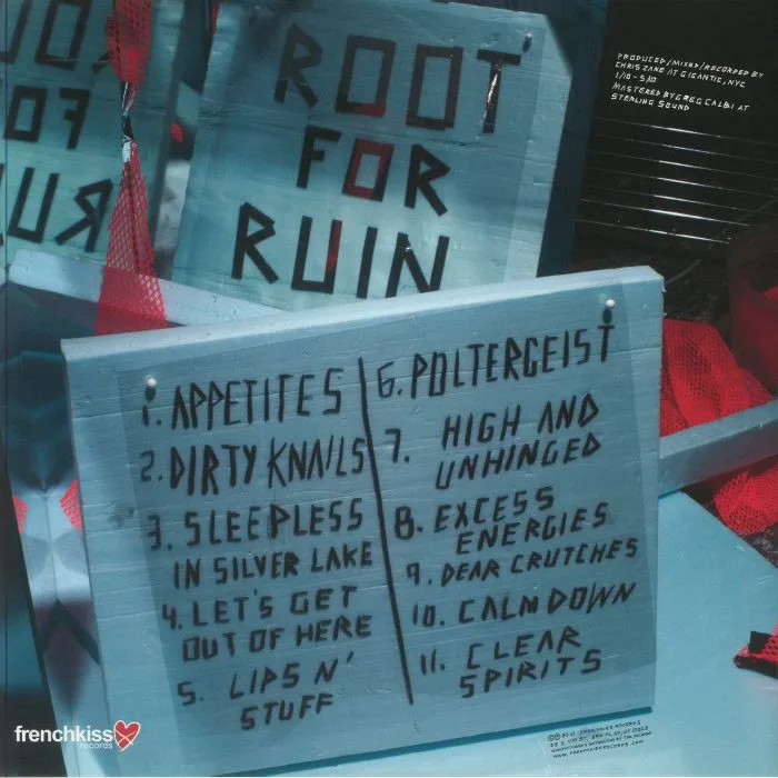 Обратная сторона обложки — LES SAVY FAV — Root For Ruin (reissue)