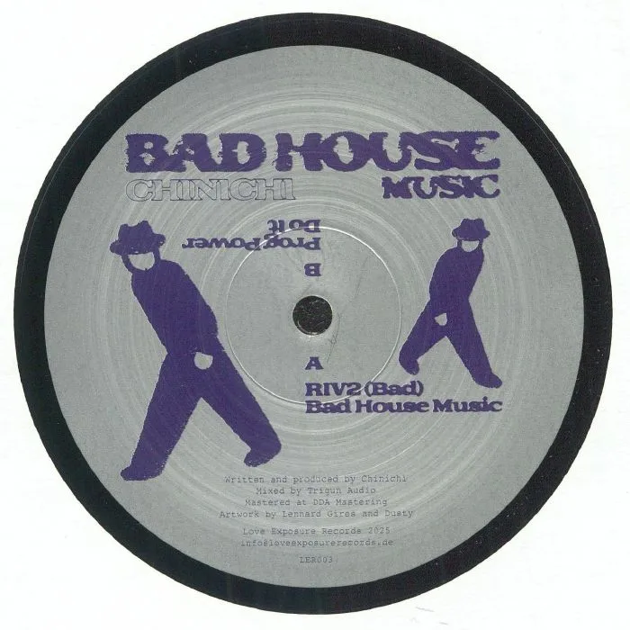 Лицевая сторона обложки — CHINICHI — Bad House Music