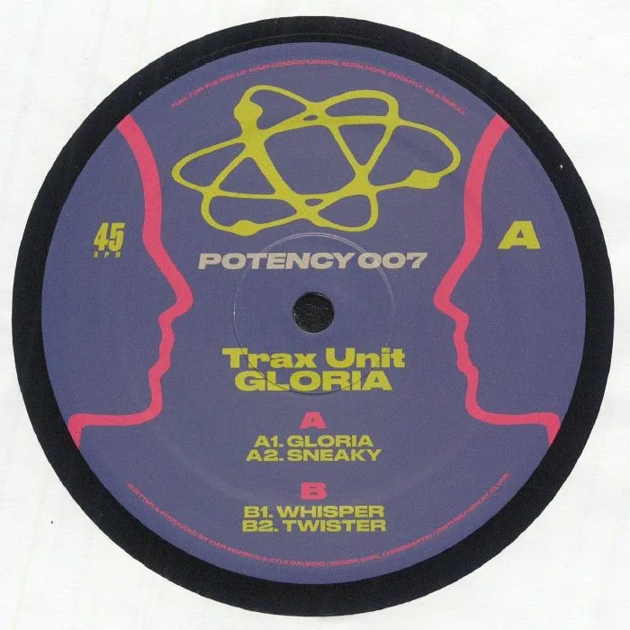Лицевая сторона обложки — TRAX UNIT — Gloria