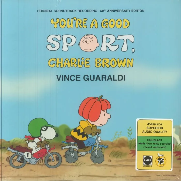 Front cover — Vince GUARALDI — You're A Good Sport Charlie Brown (Soundtrack) (50th Anniversary Edition)